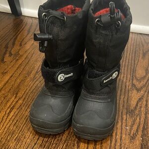 Kamik Black Kids Snow Boots